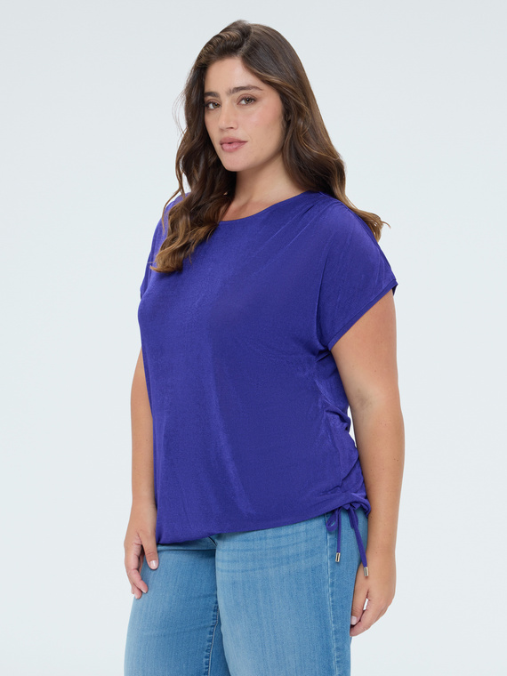 T-shirt in jersey con coulisse