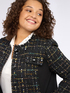 Bouclé-Jacke mit Fransen image number 3