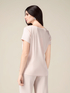 Viscose blend satin T-shirt image number 1