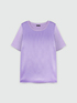 T-Shirt aus Satin und Jersey Lurex image number 4