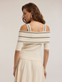 Off-shoulder knit top image number 1