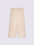 Pantalon jambe large en satin stretch image number 4
