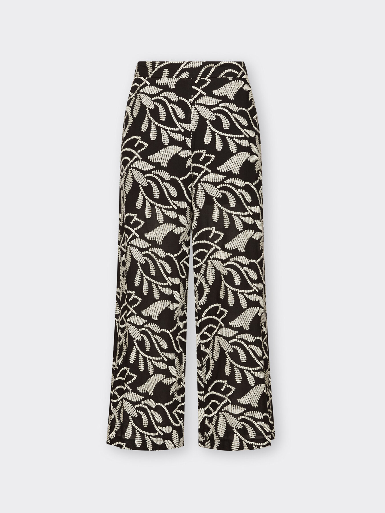 Embroidered voile trousers image number 4