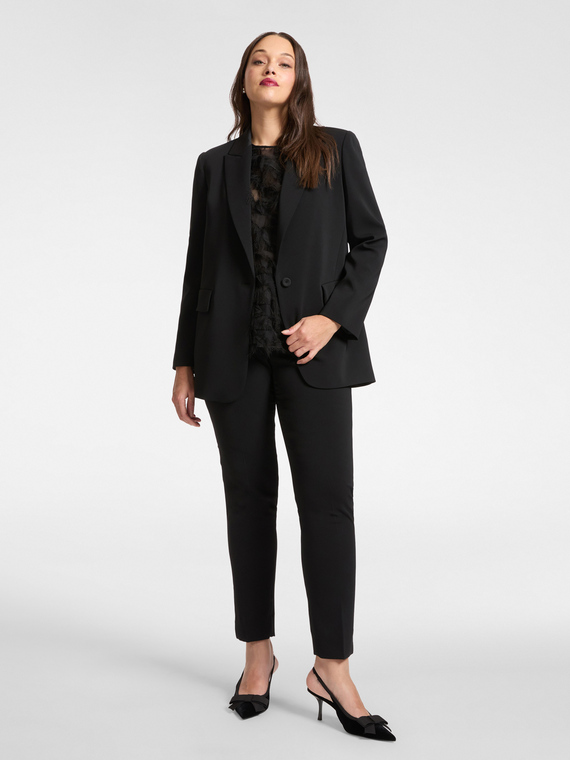 Pantaloni dritti in cady