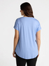 Bluse aus Satin und Jersey image number 1