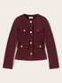 Quilted scuba jacket image number 4