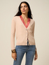 V-neck cardigan in viscose blend image number 0