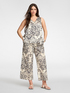 Top estampado em cetim de viscose image number 2