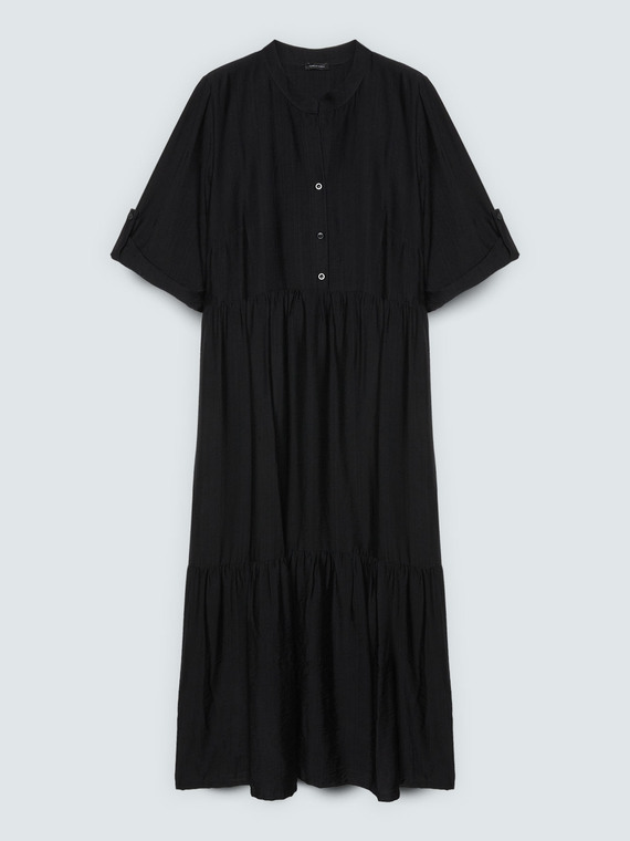 Robe chemise Power en m&eacute;lange viscose