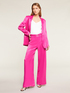 Pantalon large en satin image number 3