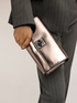 Laminated fabric clutch image number 0