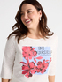 T-Shirt mit Motivationsdruck und -schriftzug image number 3