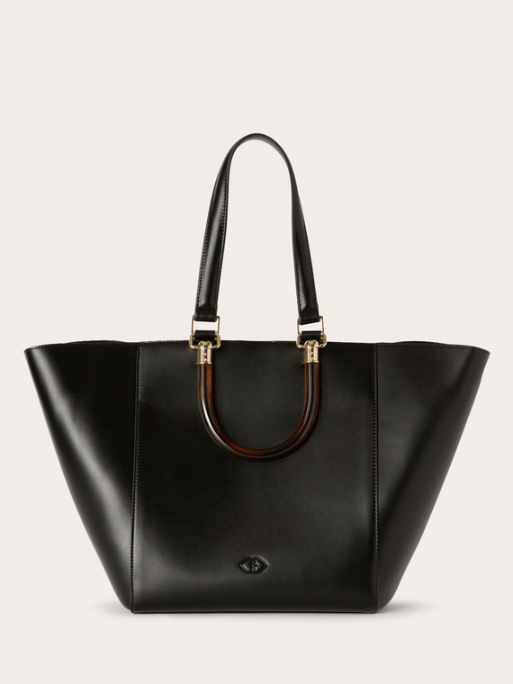 Shopping bag with double handles