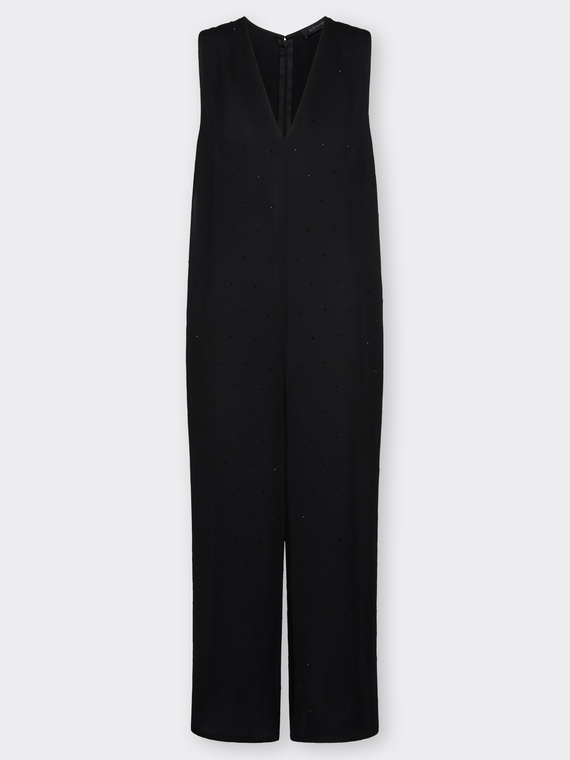 Bestickter Overall