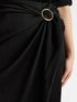 Wrap skirt with buckle image number 3