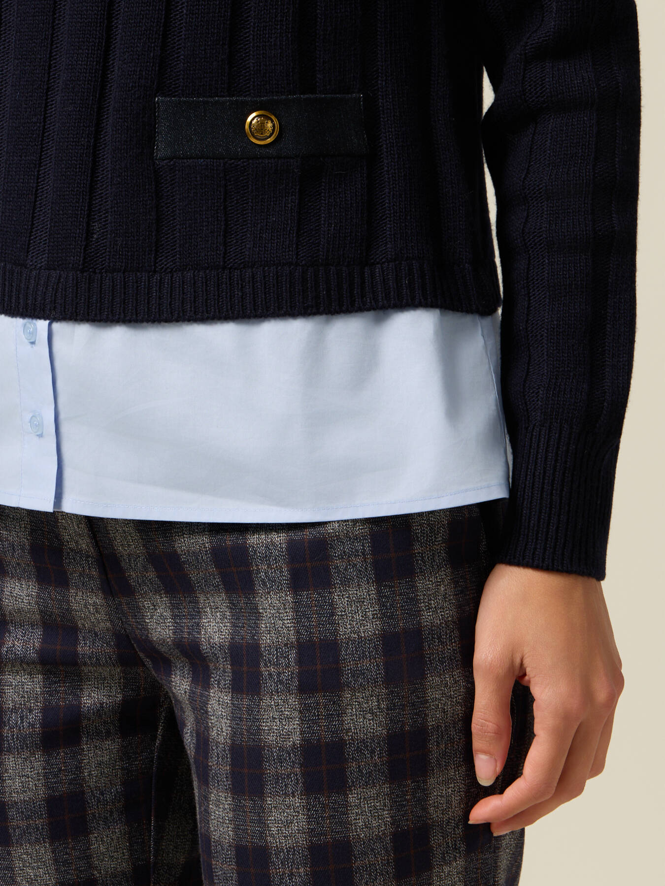 Maglia effetto sovrapposizione image number 2