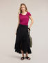 Asymmetric draped top image number 2