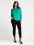 Sweatshirt with ombré effect sequins image number 0