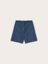 Pantaloni scurți din denim cu talie &icirc;naltă image number 4