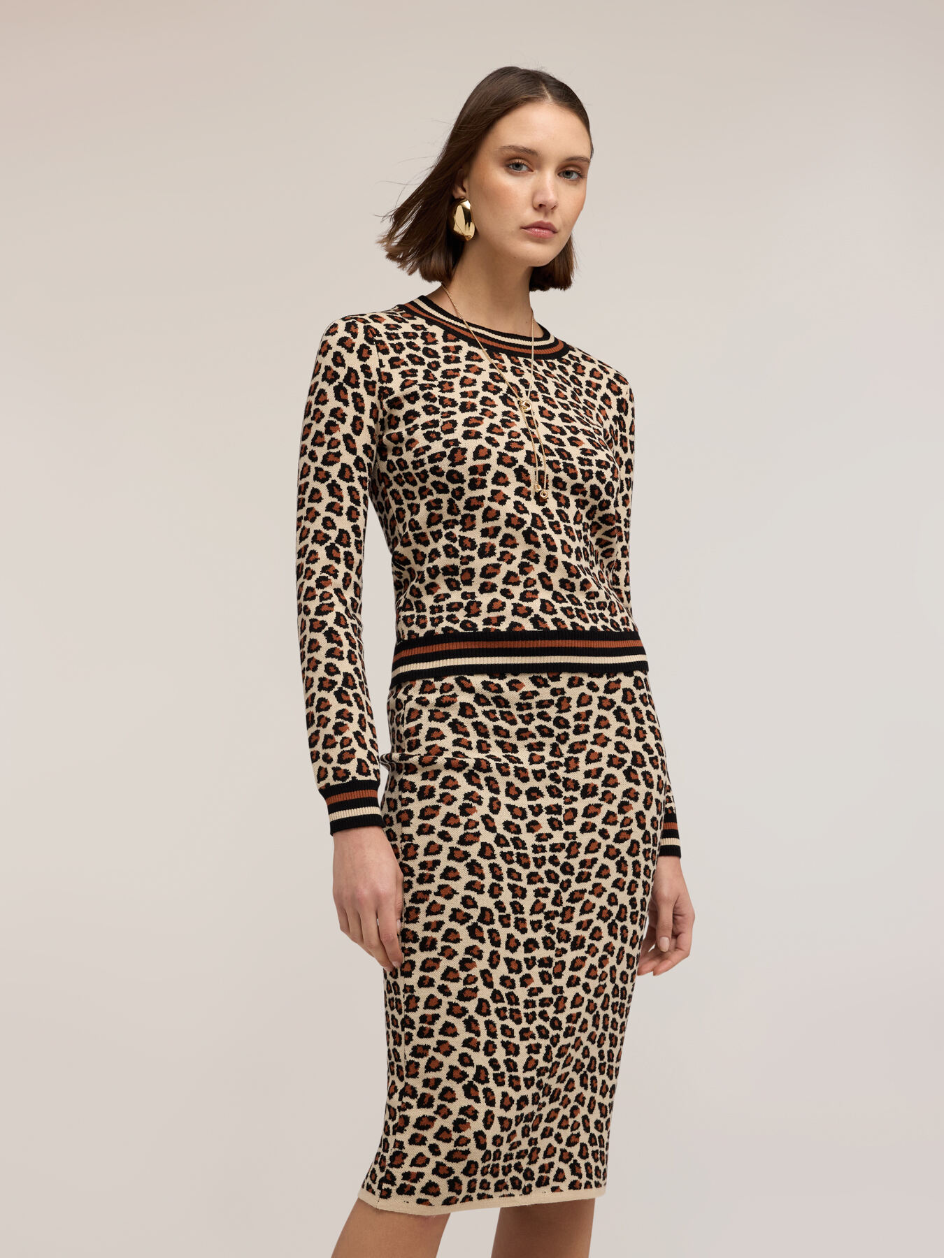 Maglia con stampa animalier image number 2