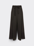 Wide trousers with belt image number 4