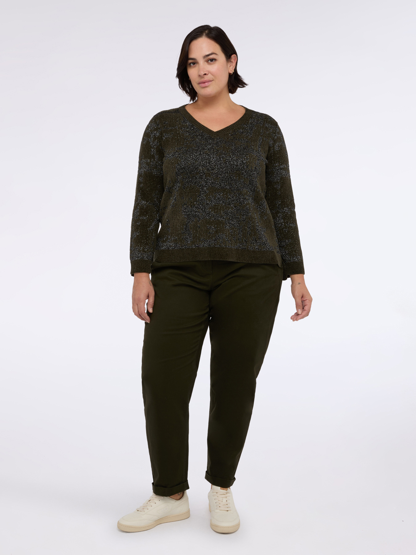 Pantalon Balloon en coton image number 3