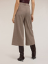 Cropped pants with check pattern image number 1