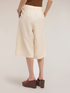 Long linen blend Bermuda shorts image number 1