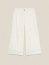 Pantalon palazzo en mélange de coton image number 4
