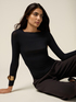 Cotton and cashmere blend T-shirt image number 3