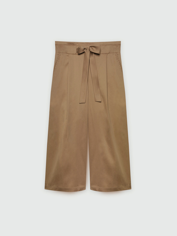 Jupe-culotte en popeline