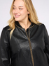 Veste de motard avec matelassage en losanges image number 3