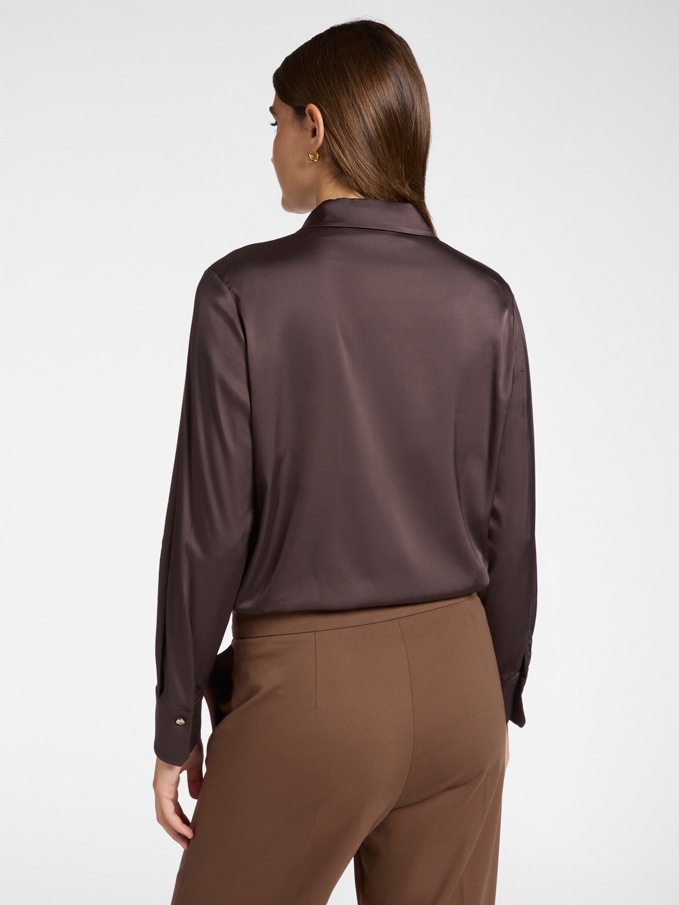 Hemd aus Stretch-Satin image number 1