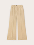 Pantaloni flare in misto lino image number 3
