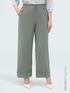 Wide-Leg-Hose mit Ajour-Detail image number 0