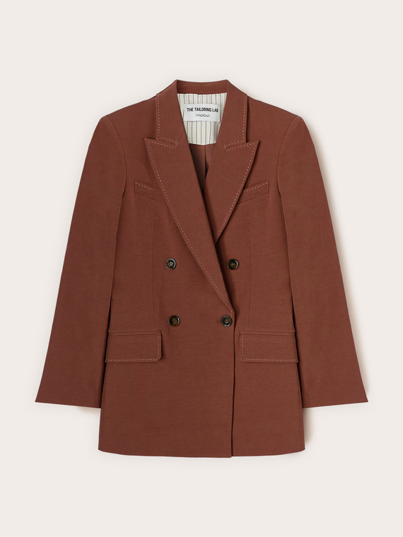 Jacket with topstitching The Tailoring Lab