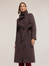 Tailored coat with belt image number 2