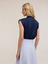 Blouse satin avec nœud image number 1