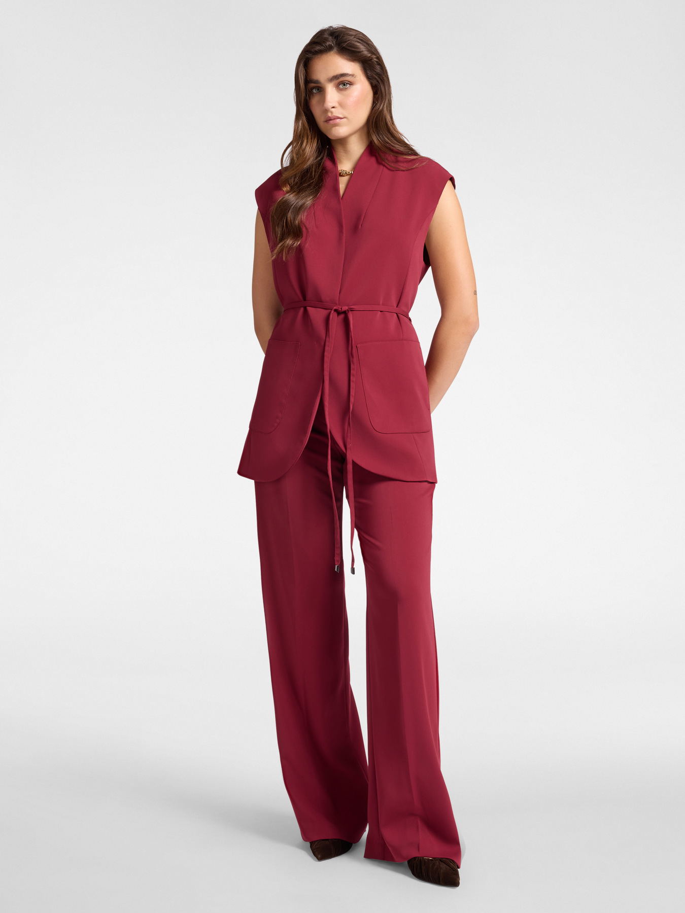 Men's trousers in flowing fabric image number 0