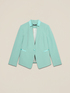 Blazer simple boutonnage avec bordures contrastantes image number 3
