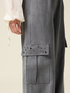Pantaloni cargo in tencel con pietre image number 2