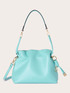 Curly bag in tessuto spalmato image number 1
