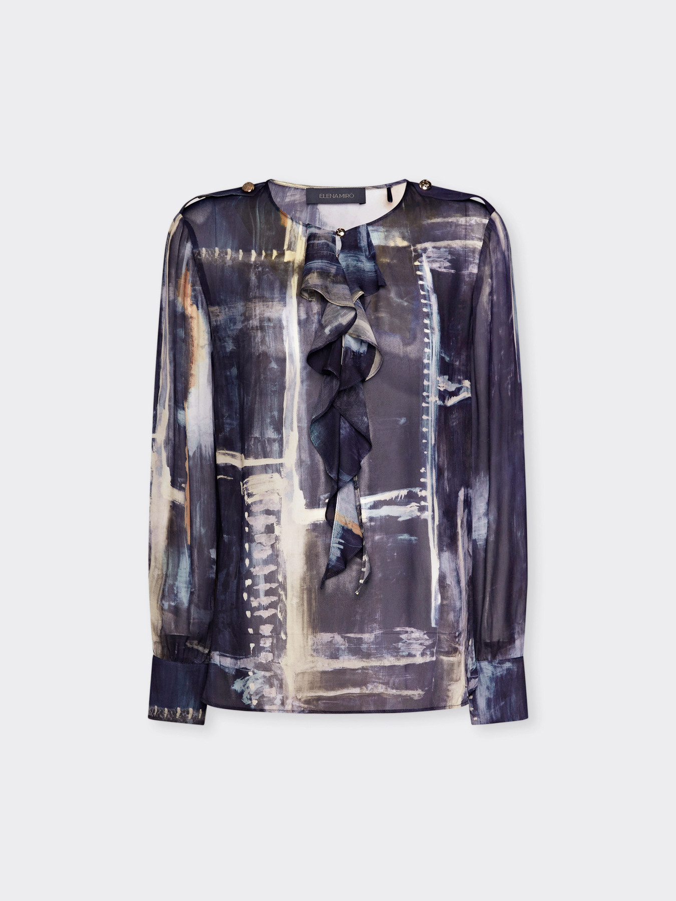 Blusa de georgette estampada image number 5