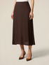 A-line skirt in viscose image number 3