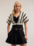 Short crochet knit shrug image number 4