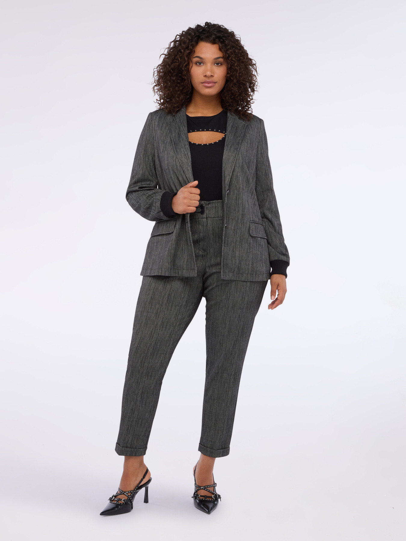 Pantaloni Carrot Fit in Punto Milano image number 0