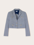 Giacca corta effetto denim image number 4