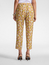 Printed cropped trousers image number 1