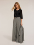 Blusa fluida bimaterica image number 3