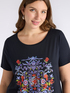 T-shirt with majolica print image number 3